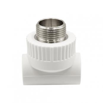 Тройник комб. нар 20х3/4''х20 EVER® plast БЕЛЫЙ (Россия)