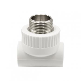 Тройник комб. нар 20х3/4''х20 EVER® plast БЕЛЫЙ (Россия)