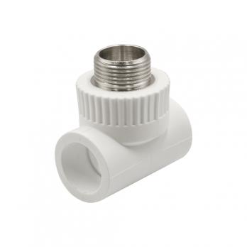 Тройник комб. нар 25х3/4''х25 EVER® plast БЕЛЫЙ (Россия)