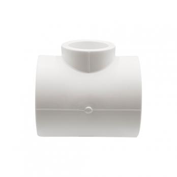 Тройник переходной 63х40х63 EVER® plast БЕЛЫЙ (Россия)