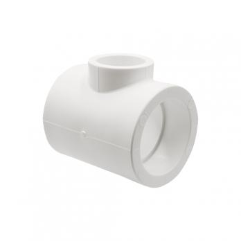 Тройник переходной 63х40х63 EVER® plast БЕЛЫЙ (Россия)