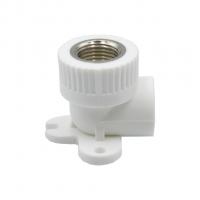 Уголок комб. вн 20х1/2'' с креплением EVER® plast  БЕЛЫЙ (Россия)