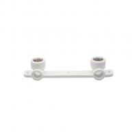 Уголок комб. вн 20х1/2'' с креплением двойной EVER® plast БЕЛЫЙ (Россия)