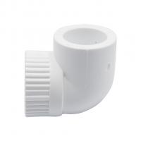 Уголок комб. вн 25х1/2'' EVER® plast  БЕЛЫЙ (Россия)