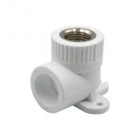 Уголок комб. вн 25х1/2'' с креплением EVER® plast БЕЛЫЙ (Россия)