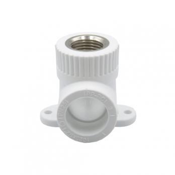 Уголок комб. вн 25х1/2'' с креплением EVER® plast БЕЛЫЙ (Россия)