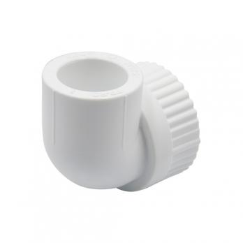 Уголок комб. вн 25х3/4'' EVER® plast БЕЛЫЙ (Россия)