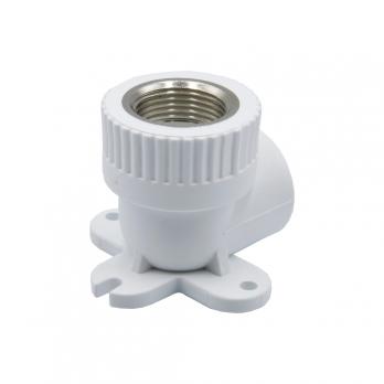 Уголок комб. вн 25х3/4'' с креплением EVER® plast БЕЛЫЙ (Россия)