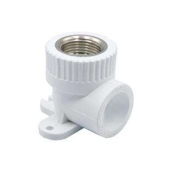 Уголок комб. вн 25х3/4'' с креплением EVER® plast БЕЛЫЙ (Россия)