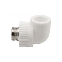 Уголок комб. нар 20х1/2'' EVER® plast  БЕЛЫЙ (Россия)