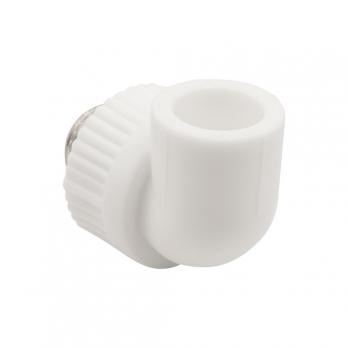 Уголок комб. нар 20х1/2'' EVER® plast  БЕЛЫЙ (Россия)