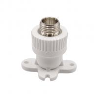 Уголок комб. нар 20х1/2'' с креплением EVER® plast БЕЛЫЙ (Россия)