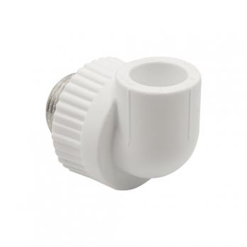 Уголок комб. нар 20х3/4'' EVER® plast  БЕЛЫЙ (Россия)