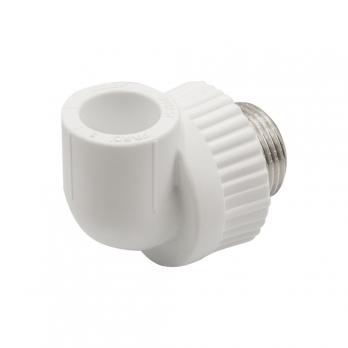 Уголок комб. нар 20х3/4'' EVER® plast  БЕЛЫЙ (Россия)