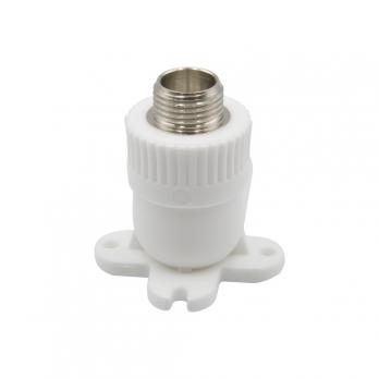 Уголок комб. нар 25х1/2'' с креплением EVER® plast БЕЛЫЙ (Россия)