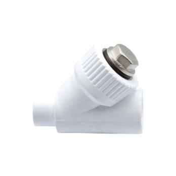 Фильтр косой 20 вн/нар EVER® plast БЕЛЫЙ (Россия)