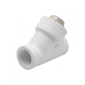 Фильтр косой 25 EVER® plast БЕЛЫЙ (Россия)