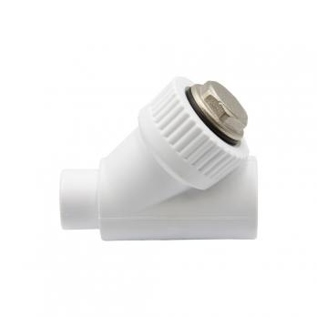 Фильтр косой 25 вн/нар EVER® plastБЕЛЫЙ (Россия)