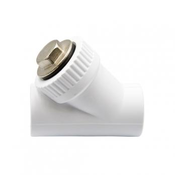 Фильтр косой 32 EVER® plast БЕЛЫЙ (Россия)