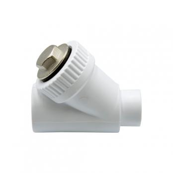 Фильтр косой 32 вн/нар EVER® plast БЕЛЫЙ (Россия)