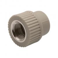 Муфта комб. вн 20х1/2'' EVER® plast  СЕРЫЙ (Россия)