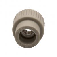 Муфта комб. вн 20х1/2'' EVER® plast  СЕРЫЙ (Россия)