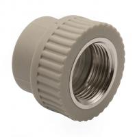 Муфта комб. вн 32х1'' EVER® plast  СЕРЫЙ (Россия)