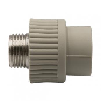 Муфта комб. нар 20х1/2'' EVER® plast   СЕРЫЙ (Россия)