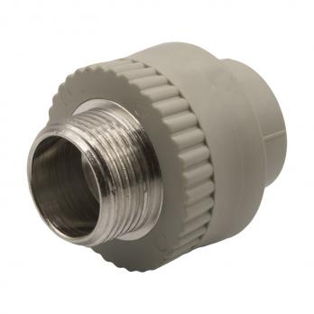 Муфта комб. нар 20х3/4'' EVER® plast  СЕРЫЙ (Россия)