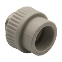 Муфта комб. нар 32х1'' EVER® plast  СЕРЫЙ (Россия)