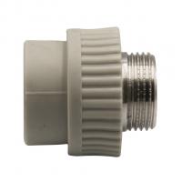 Муфта комб. нар 32х1'' EVER® plast  СЕРЫЙ (Россия)