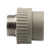 Муфта комб. нар 32х1'' EVER® plast  СЕРЫЙ (Россия)