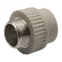 Муфта комб. нар 32х1'' EVER® plast  СЕРЫЙ (Россия)