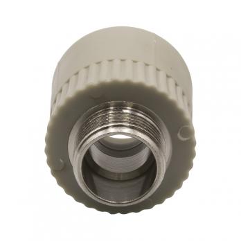 Муфта комб. нар 32х3/4'' EVER® plast  СЕРЫЙ (Россия)