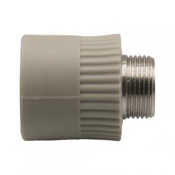 Муфта комб. нар 32х3/4'' EVER® plast  СЕРЫЙ (Россия)