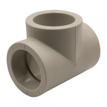 Тройник 63 EVER® plast  СЕРЫЙ (Россия)