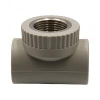 Тройник комб. вн 32х1''х32 EVER® plast  СЕРЫЙ (Россия)