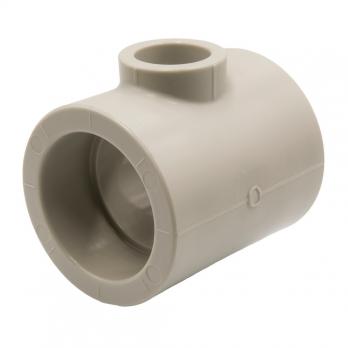 Тройник переходной 50х25х50 EVER® plast  СЕРЫЙ (Россия)