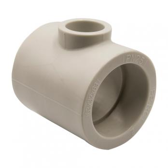 Тройник переходной 63х32х63 EVER® plast  СЕРЫЙ (Россия)