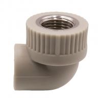 Уголок комб. вн 20х1/2'' EVER® plast  СЕРЫЙ (Россия)