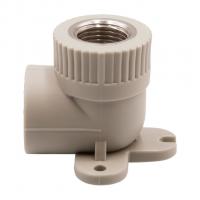 Уголок комб. вн 25х1/2'' с креплением EVER® plast   СЕРЫЙ (Россия)