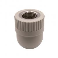 Уголок комб. вн 25х1/2'' EVER® plast  СЕРЫЙ (Россия)