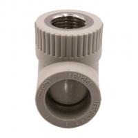 Уголок комб. вн 25х1/2'' EVER® plast  СЕРЫЙ (Россия)