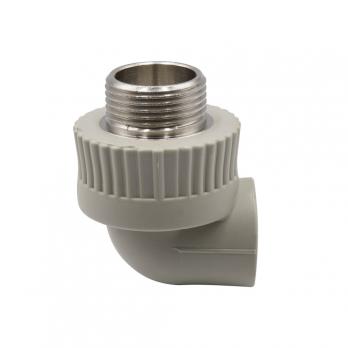 Уголок комб. нар 20х3/4'' EVER® plast   СЕРЫЙ (Россия)