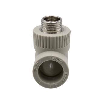 Уголок комб. нар 25х1/2'' EVER® plast   СЕРЫЙ (Россия)