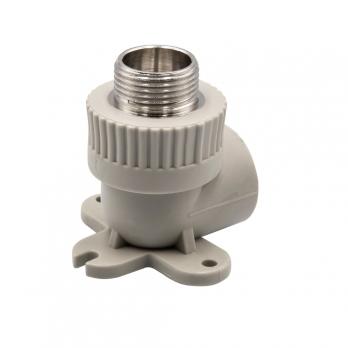 Уголок комб. нар 25х3/4'' с креплением EVER® plast   СЕРЫЙ (Россия)