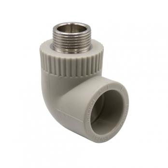 Уголок комб. нар 32х3/4'' EVER® plast   СЕРЫЙ (Россия)