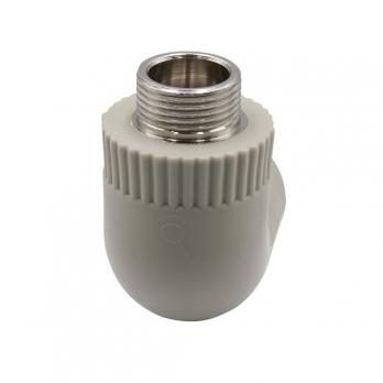 Уголок комб. нар 32х3/4'' EVER® plast   СЕРЫЙ (Россия)