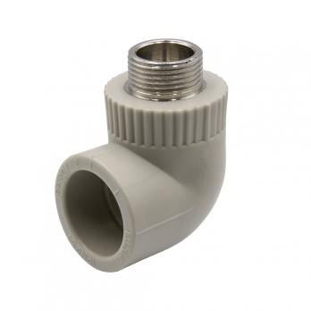 Уголок комб. нар 32х3/4'' EVER® plast   СЕРЫЙ (Россия)