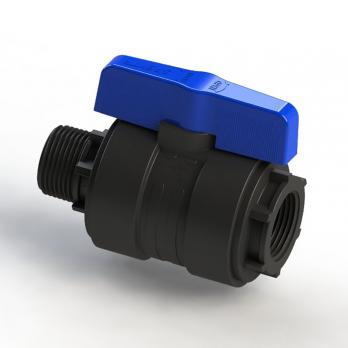 Кран шаровой нар/вн 1 - 3/4 ПЭ PN16 SPEKTR